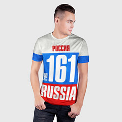 Футболка спортивная мужская Russia: from 161, цвет: 3D-принт — фото 2
