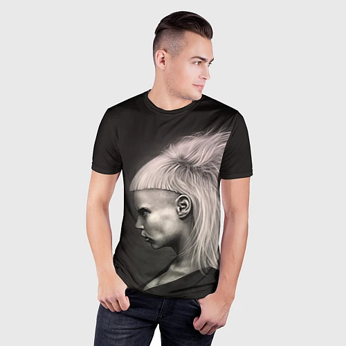 Мужская спорт-футболка Die Antwoord GIrl / 3D-принт – фото 3