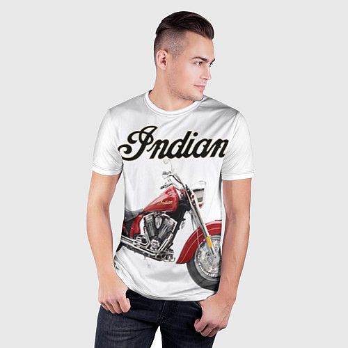 Мужская спорт-футболка Indian 4 / 3D-принт – фото 3