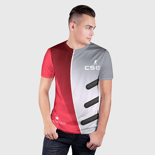 Мужская спорт-футболка CS:GO Autotronic Style / 3D-принт – фото 3