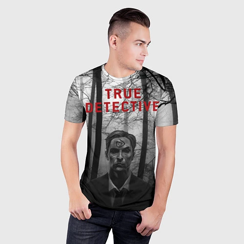 Мужская спорт-футболка True Detective: Blackwood / 3D-принт – фото 3
