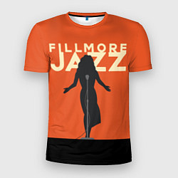 Футболка спортивная мужская Fillmore Jazz, цвет: 3D-принт