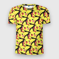 Футболка спортивная мужская Pikachu, цвет: 3D-принт