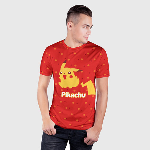 Мужская спорт-футболка Pikachu / 3D-принт – фото 3