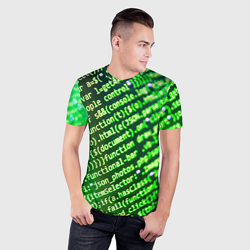 Мужская спорт-футболка Программирование 4 / 3D-принт – фото 3