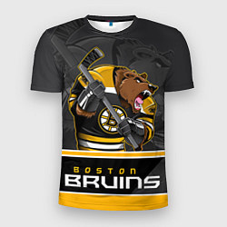 Футболка спортивная мужская Boston Bruins, цвет: 3D-принт
