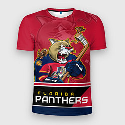 Футболка спортивная мужская Florida Panthers, цвет: 3D-принт