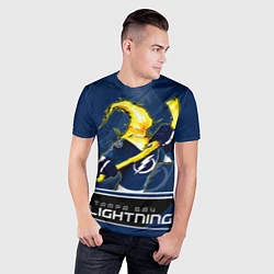 Футболка спортивная мужская Bay Lightning, цвет: 3D-принт — фото 2