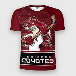 Футболка спортивная мужская Arizona Coyotes, цвет: 3D-принт