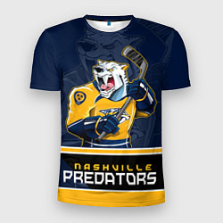 Футболка спортивная мужская Nashville Predators, цвет: 3D-принт