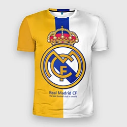 Футболка спортивная мужская Real Madrid CF, цвет: 3D-принт