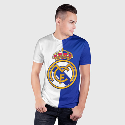 Мужская спорт-футболка Real Madrid / 3D-принт – фото 3