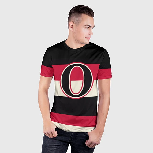 Мужская спорт-футболка Ottawa Senators O / 3D-принт – фото 3
