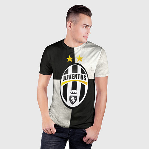 Мужская спорт-футболка Juventus FC / 3D-принт – фото 3