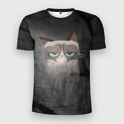 Мужская спорт-футболка Grumpy Cat
