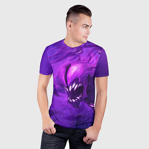 Мужская спорт-футболка Bane Purple / 3D-принт – фото 3