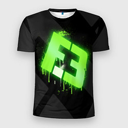 Футболка спортивная мужская Flipsid3: Black collection, цвет: 3D-принт