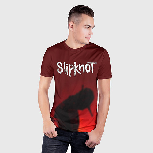 Мужская спорт-футболка Slipknot Shadows / 3D-принт – фото 3