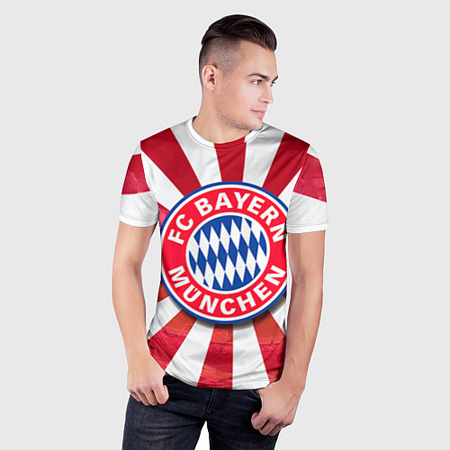 Мужская спорт-футболка FC Bayern / 3D-принт – фото 3