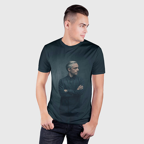 Мужская спорт-футболка Доктор в рубашке / 3D-принт – фото 3