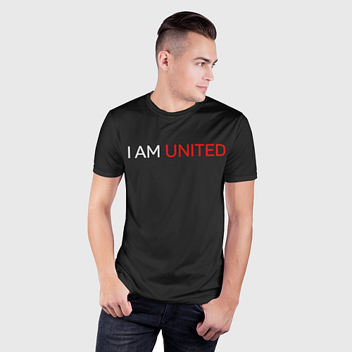 Мужская спорт-футболка Manchester United team / 3D-принт – фото 3