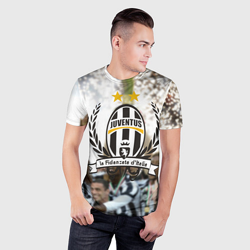 Мужская спорт-футболка Juventus5 / 3D-принт – фото 3
