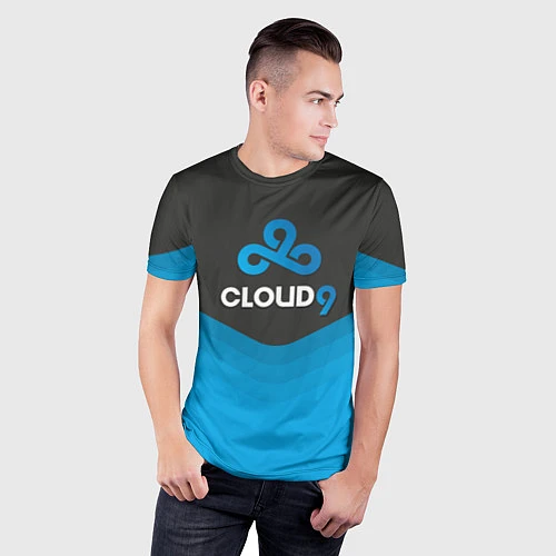 Мужская спорт-футболка Cloud 9 Uniform / 3D-принт – фото 3