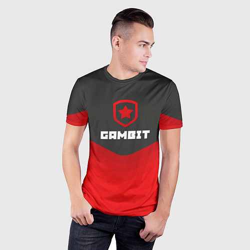 Мужская спорт-футболка Gambit Gaming Uniform / 3D-принт – фото 3