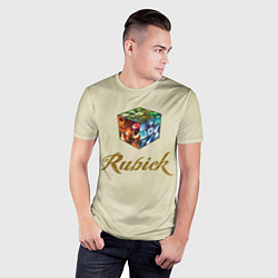 Футболка спортивная мужская Rubick's Cube, цвет: 3D-принт — фото 2
