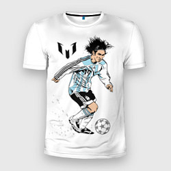 Футболка спортивная мужская Messi Young, цвет: 3D-принт