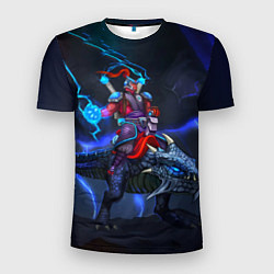 Футболка спортивная мужская Disruptor Lightning, цвет: 3D-принт