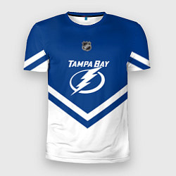 Футболка спортивная мужская NHL: Tampa Bay Lightning, цвет: 3D-принт