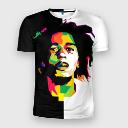 Мужская спорт-футболка Bob Marley: Colors