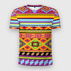 Футболка спортивная мужская Этнический орнамент, цвет: 3D-принт