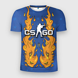 Футболка спортивная мужская CS:GO Fire Elemental, цвет: 3D-принт