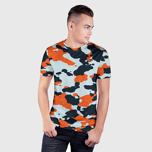 Мужская спорт-футболка CS:GO Asiimov Camouflage / 3D-принт – фото 3