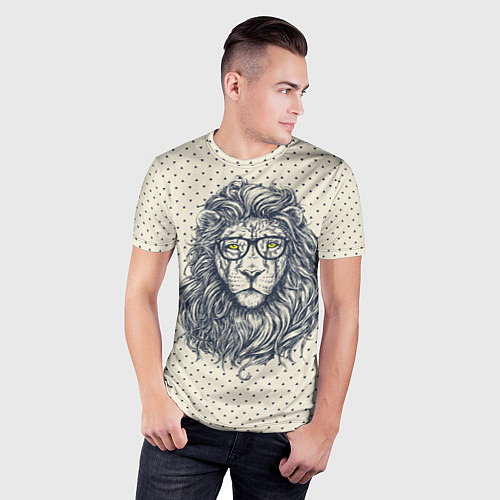 Мужская спорт-футболка SWAG Lion / 3D-принт – фото 3