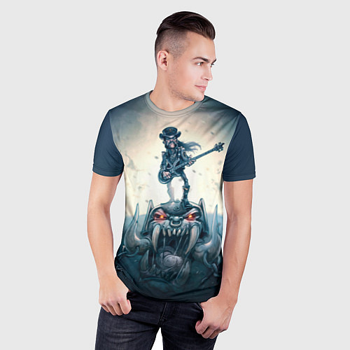 Мужская спорт-футболка Motorhead Guitarist / 3D-принт – фото 3