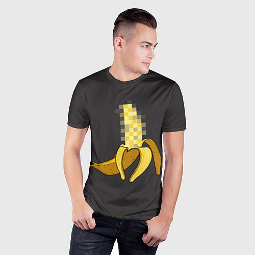 Мужская спорт-футболка XXX Banana / 3D-принт – фото 3
