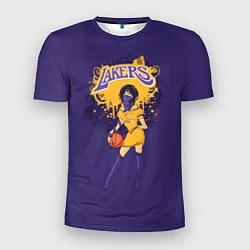 Футболка спортивная мужская Lakers, цвет: 3D-принт