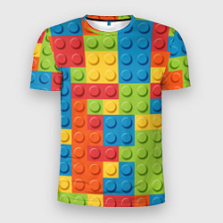 Мужская спорт-футболка Лего конструктор