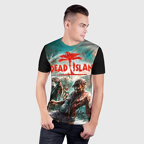 Мужская спорт-футболка Dead Island / 3D-принт – фото 3
