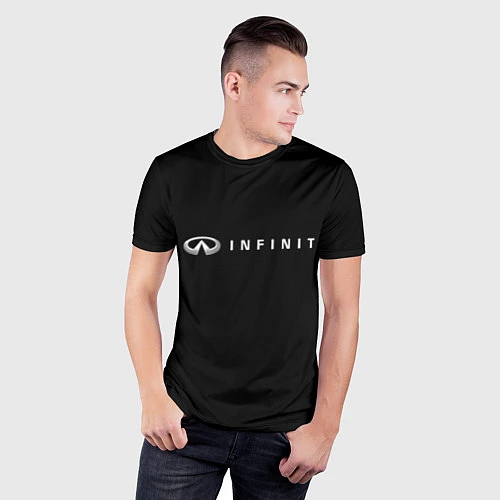 Мужская спорт-футболка Infiniti / 3D-принт – фото 3