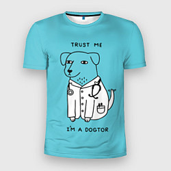 Футболка спортивная мужская Trust me, цвет: 3D-принт