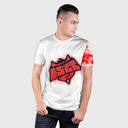 Футболка спортивная мужская HellRaisers: White collection, цвет: 3D-принт — фото 2