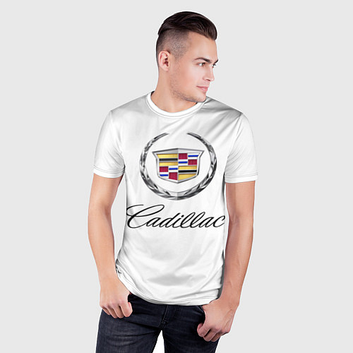 Мужская спорт-футболка Cadillac / 3D-принт – фото 3
