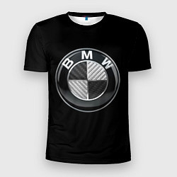 Футболка спортивная мужская BMW - emblem, цвет: 3D-принт
