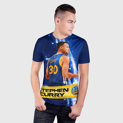 Мужская спорт-футболка Golden State Warriors 8 / 3D-принт – фото 3