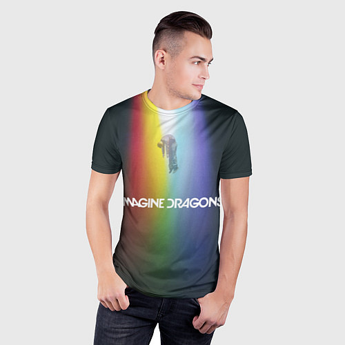 Мужская спорт-футболка Imagine Dragons / 3D-принт – фото 3
