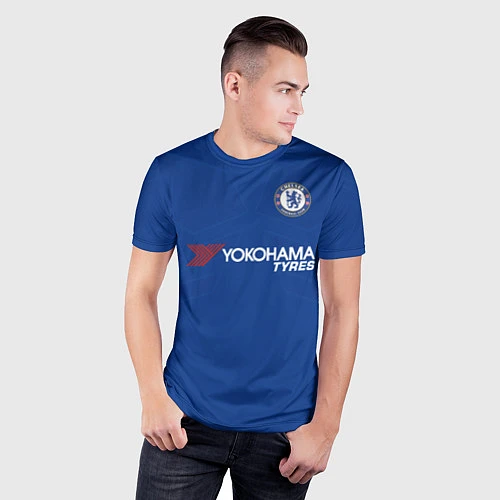 Мужская спорт-футболка Chelsea FC: Form 2018 / 3D-принт – фото 3